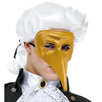 "GOLDENE VENETIANISCHE MASKE" aus Plastik – Ansicht 3