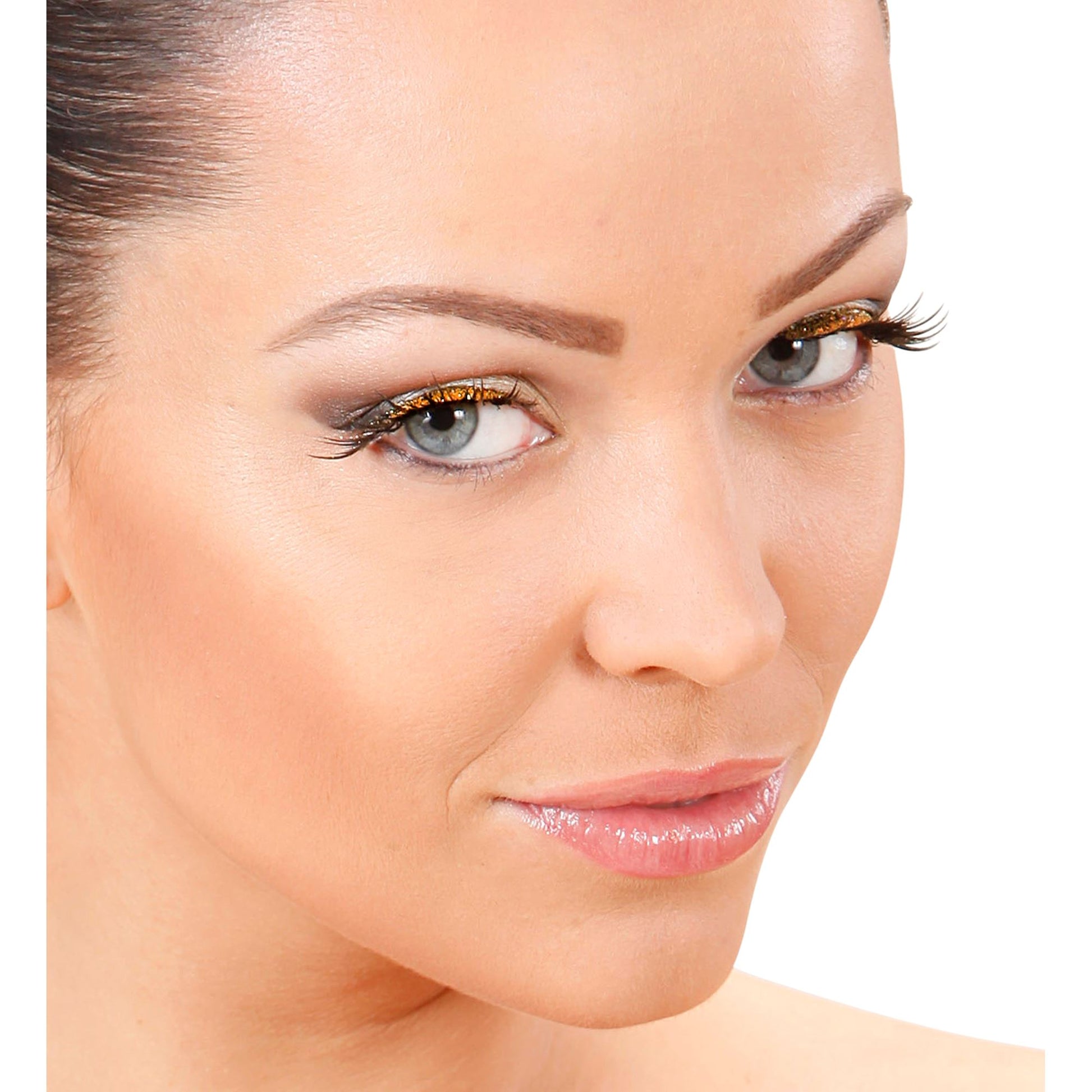 "GOLDENE WIMPERN" in Box mit Kleber in Glasflasche – Ansicht 4
