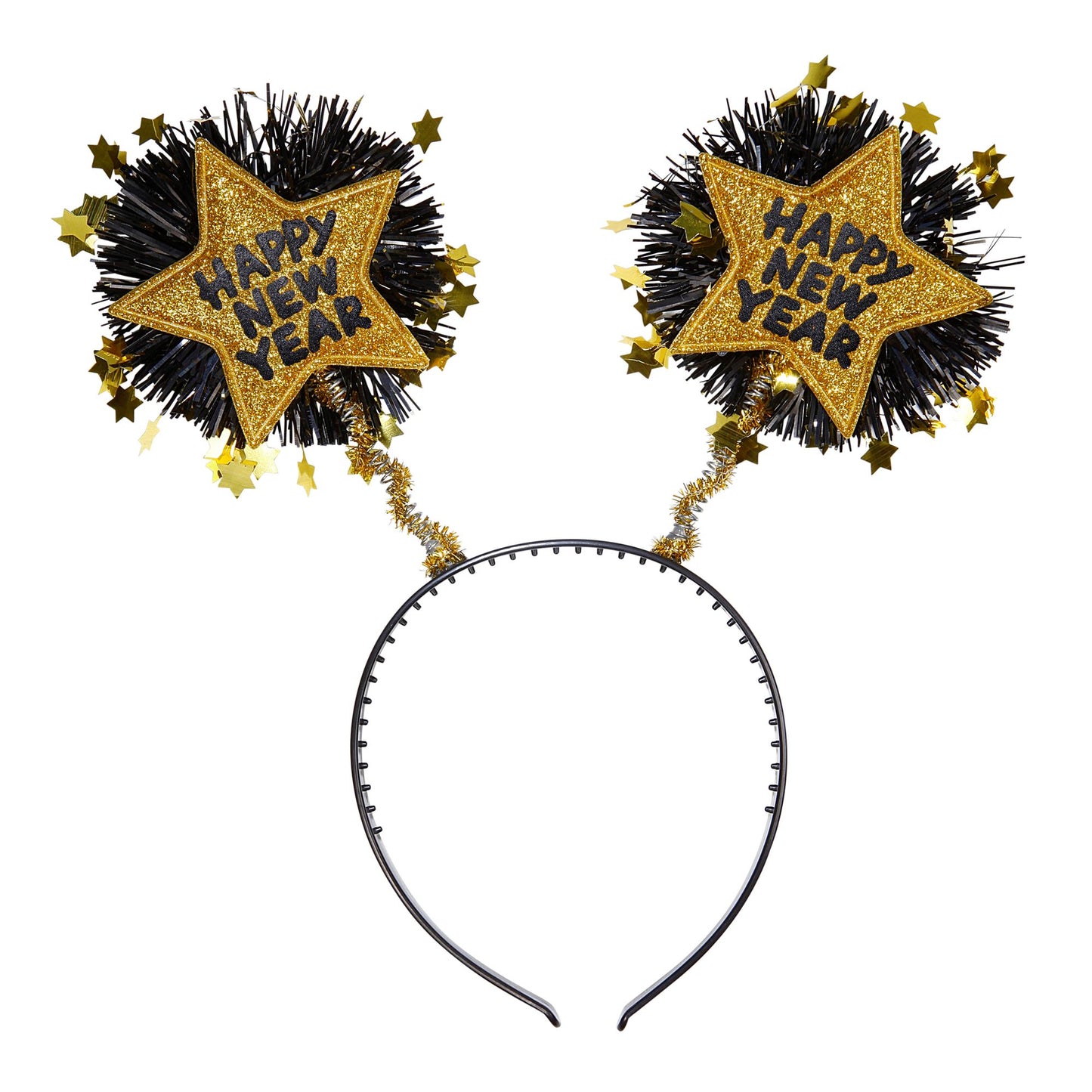 "GOLDENER HAARREIF HAPPY NEW YEAR" – Vorderansicht