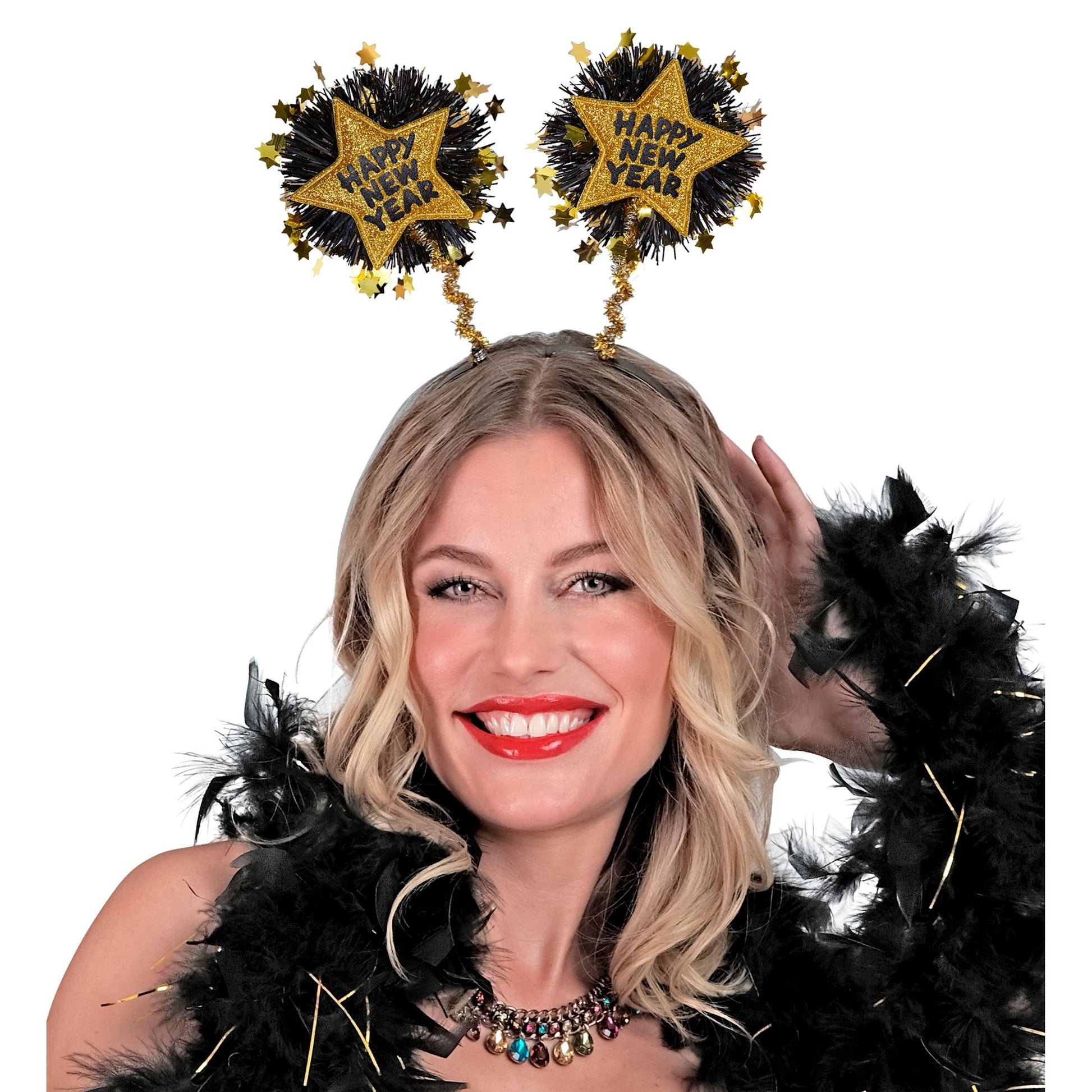 "GOLDENER HAARREIF HAPPY NEW YEAR" – Ansicht 4