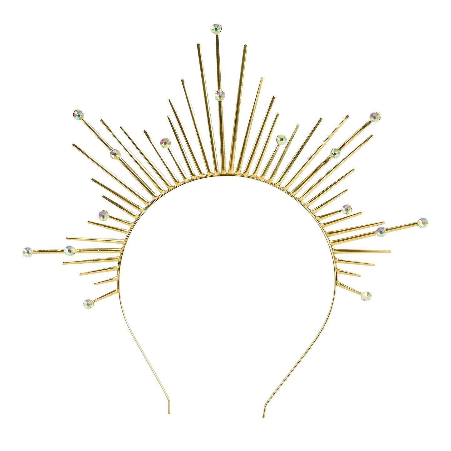 "GOLDENER HEILIGENSCHEIN HAARREIF" – Vorderansicht