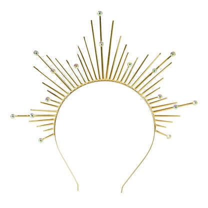 "GOLDENER HEILIGENSCHEIN HAARREIF" – Vorderansicht