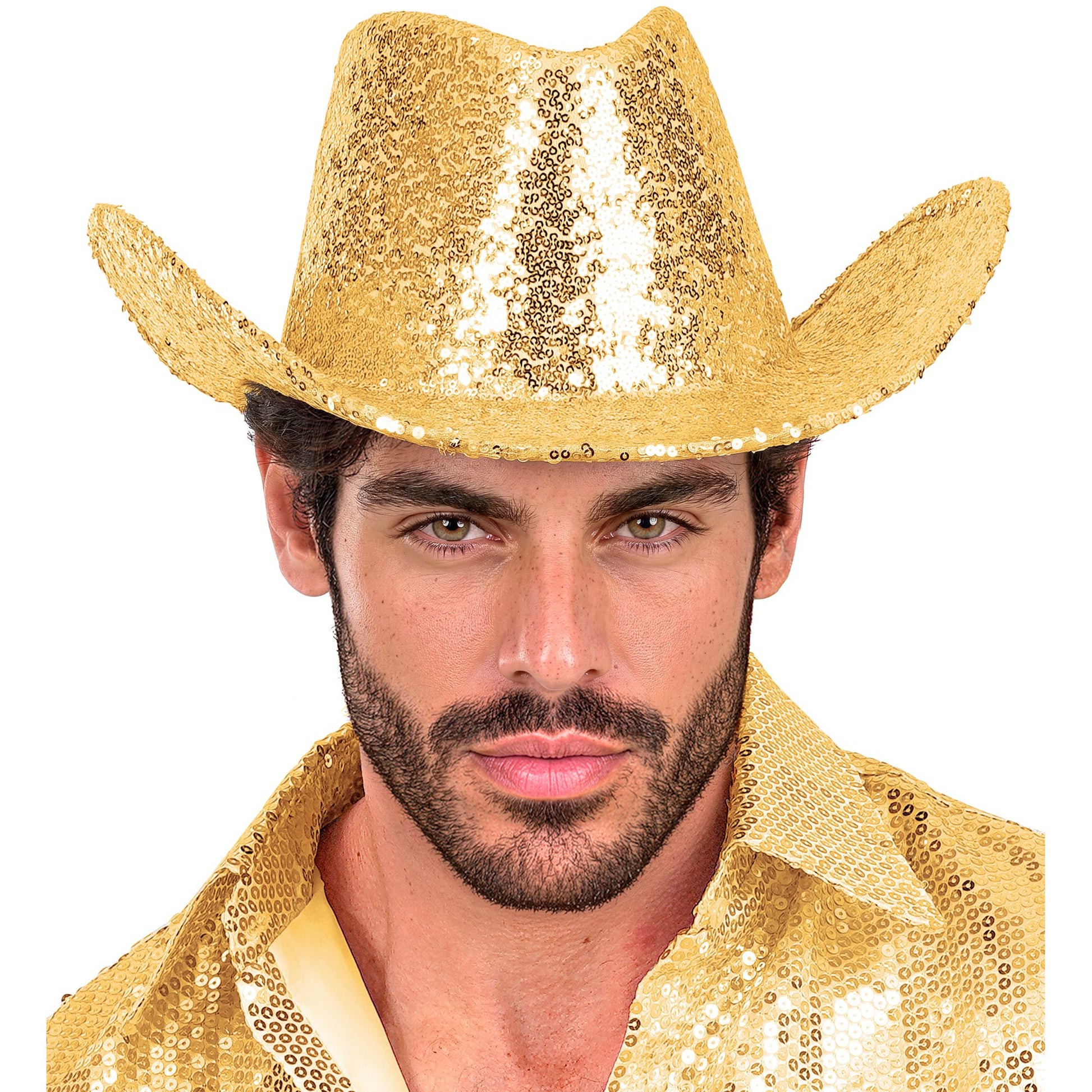 "GOLDENER PAILLETTEN COWBOY HUT" – Ansicht 5