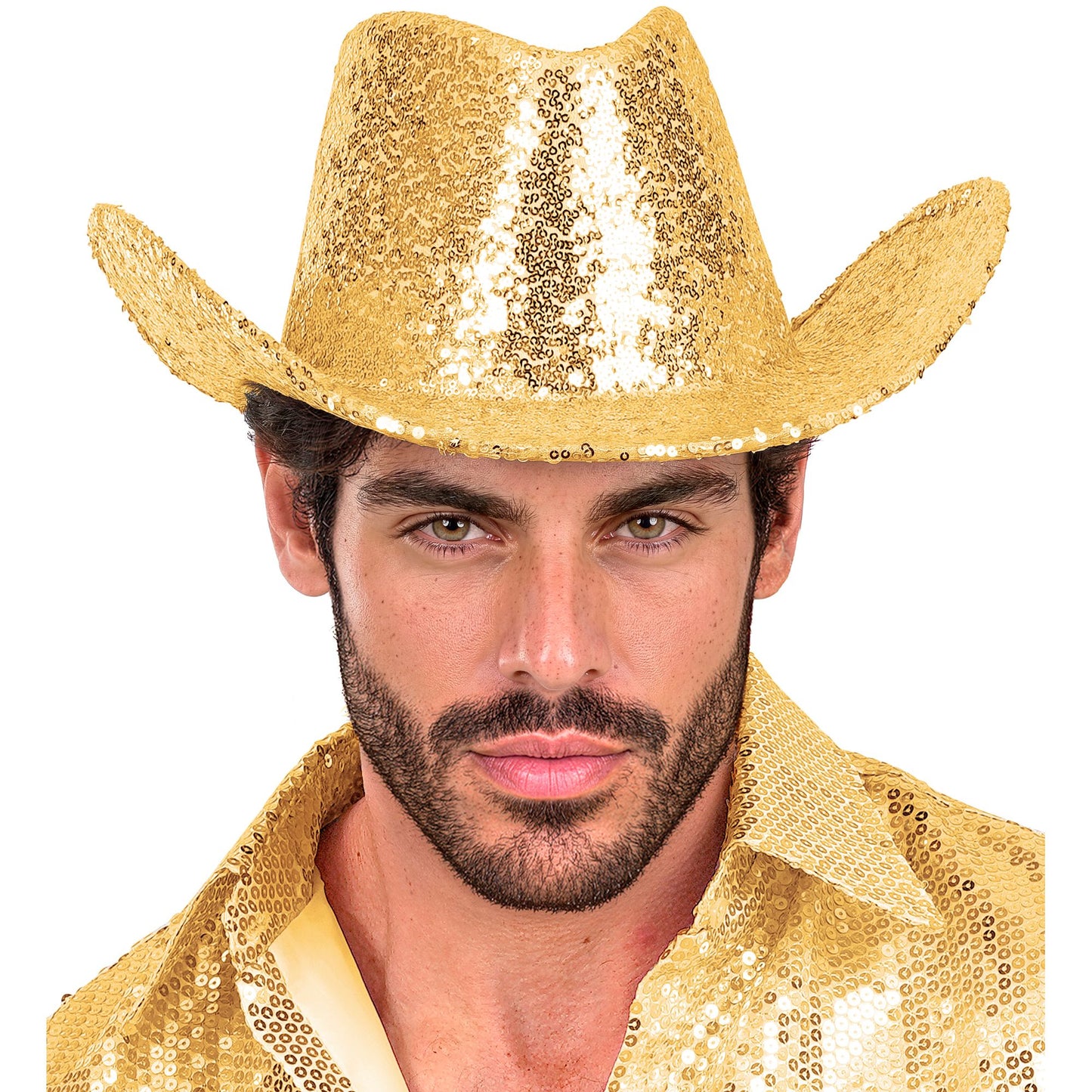"GOLDENER PAILLETTEN COWBOY HUT" – Ansicht 6