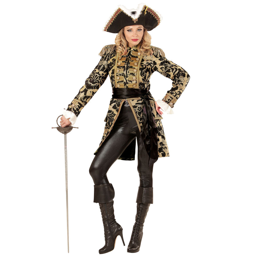 Widmann "GOLDENER PARADEFRACK JACQUARD" für Damen – Detailansicht