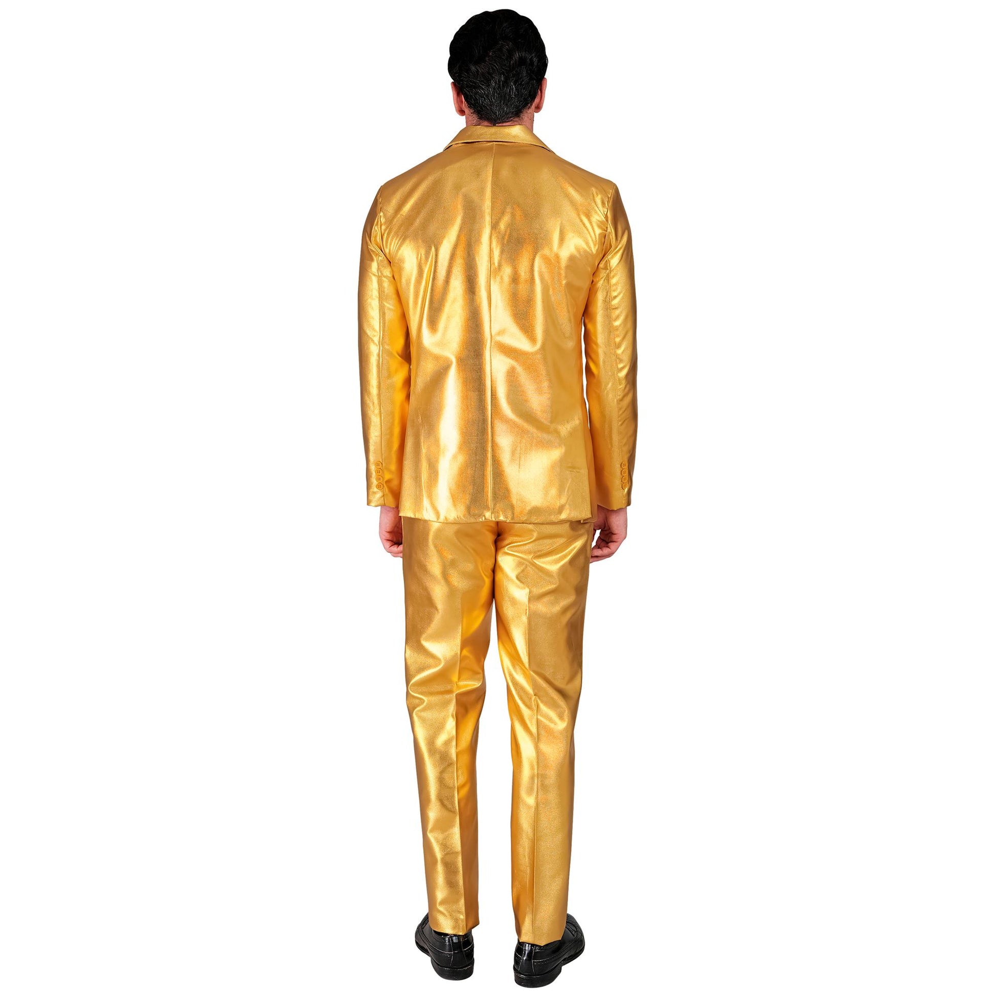 "GOLDENER PARTY FASHION ANZUG" (Jackett, Hose) – Ansicht 4