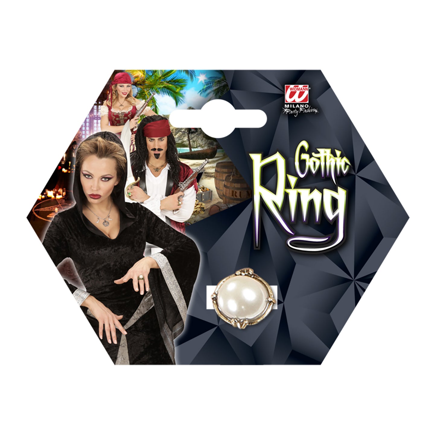 "GOLDENER RING MIT PERLE" – Ansicht 3