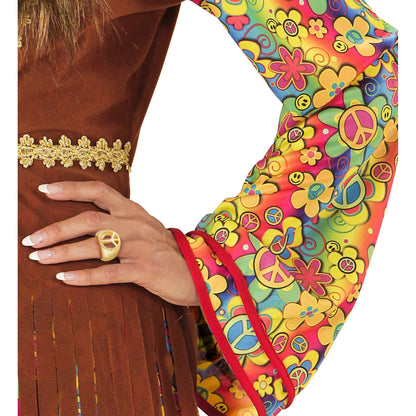 "GOLDENER RING PEACE & LOVE" – Ansicht 4