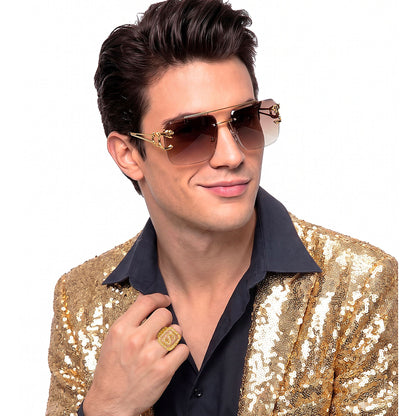 "GOLDENER STRASS $ RING" – Ansicht 5
