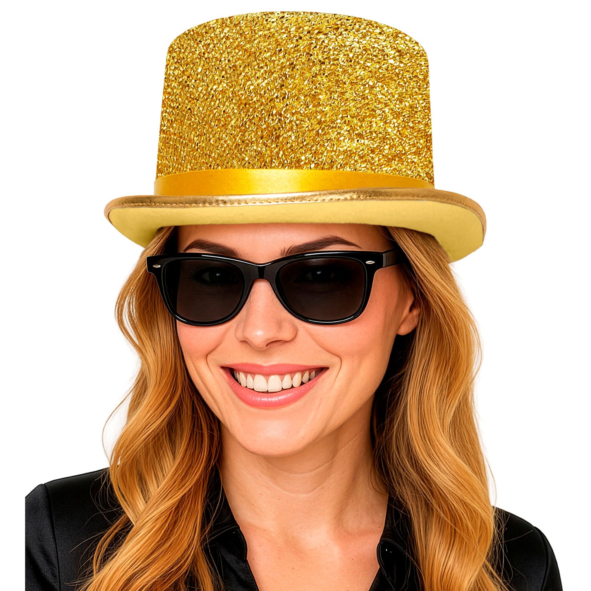 "GOLDENER ZYLINDERHUT AUS LUREX" 12 cm – Ansicht 4