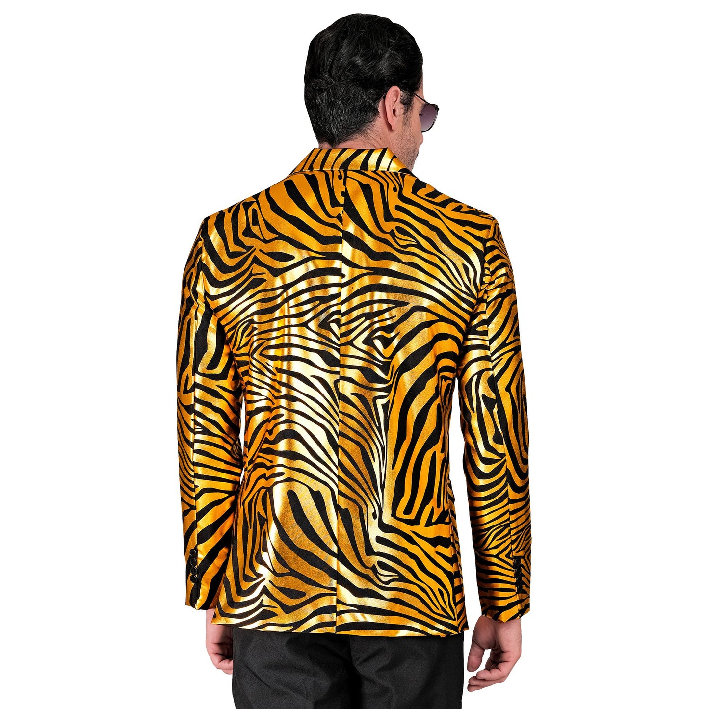 "GOLDENES ANIMAL PRINT PARTY FASHION JACKETT" (Jackett) – Ansicht 3
