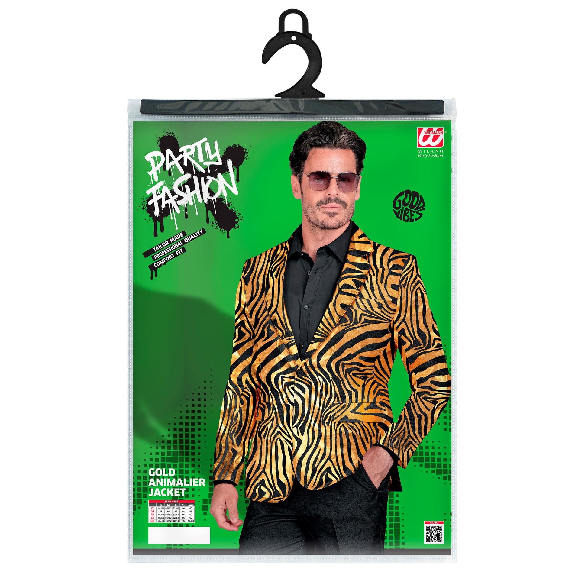 "GOLDENES ANIMAL PRINT PARTY FASHION JACKETT" (Jackett) – Ansicht 4
