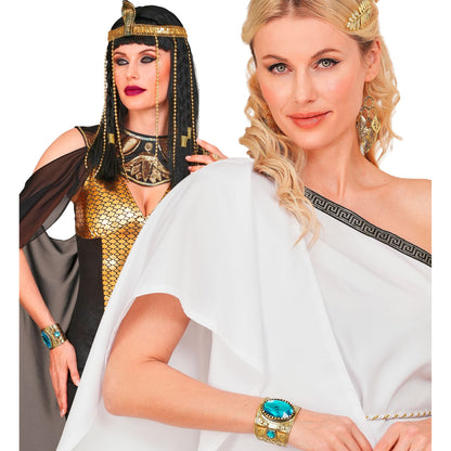 "GOLDENES ARMBAND MIT BLAUEM EDELSTEIN" – Ansicht 3