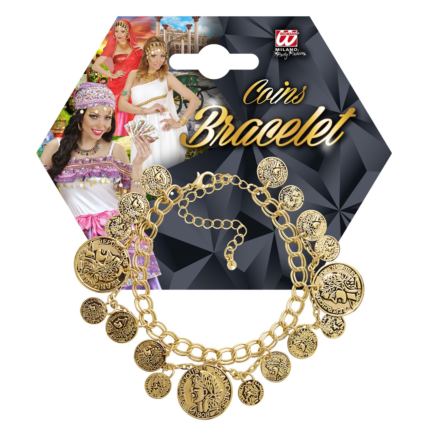 "GOLDENES ARMBAND MIT MÜNZEN" – Ansicht 3