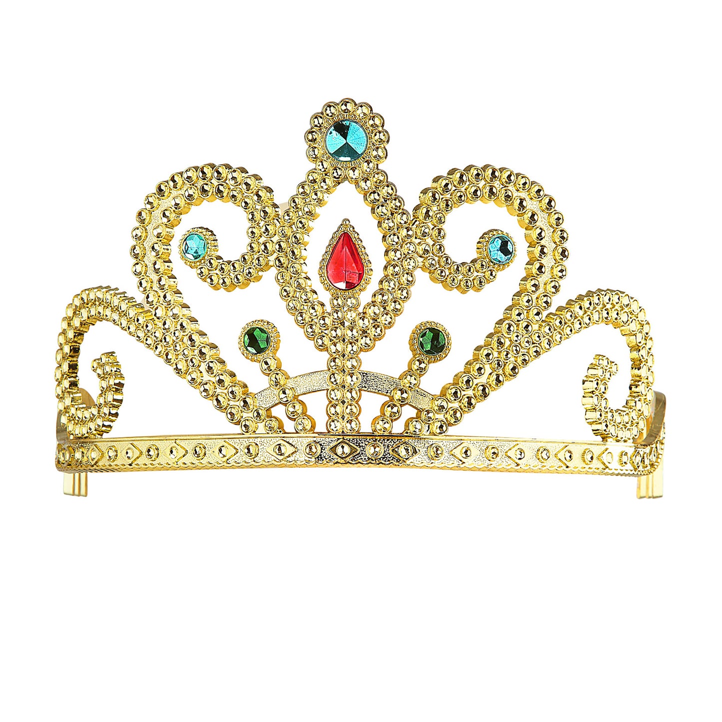 "GOLDENES DIADEM MIT SCHMUCKSTEINEN" – Vorderansicht