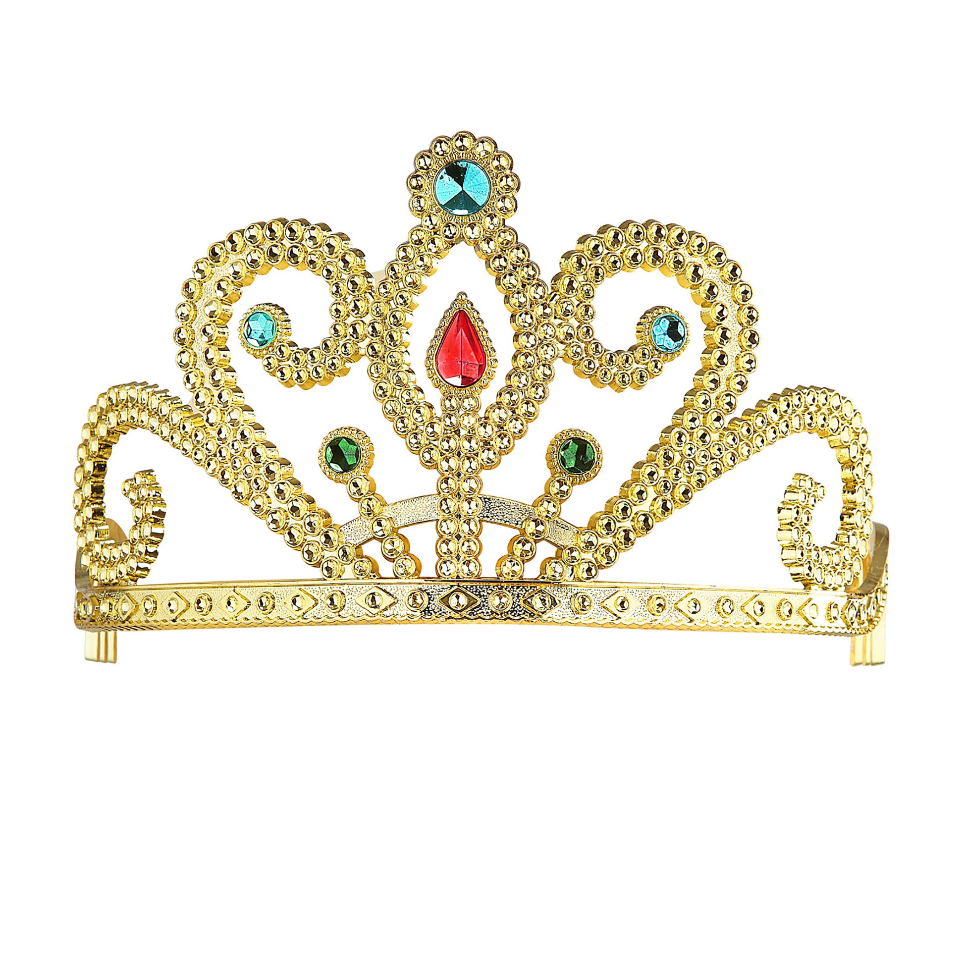 "GOLDENES DIADEM MIT SCHMUCKSTEINEN" – Vorderansicht
