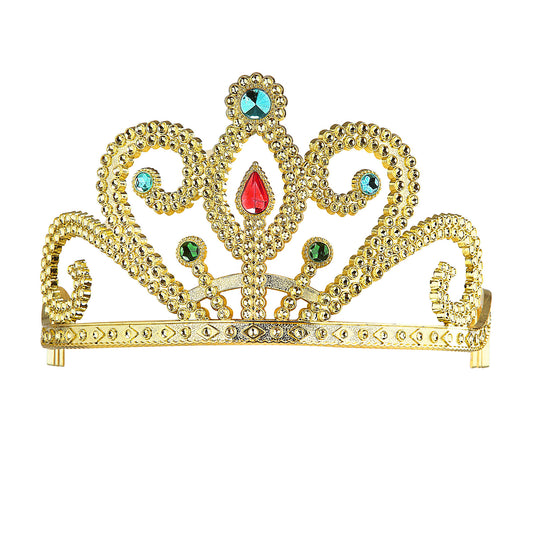 "GOLDENES DIADEM MIT SCHMUCKSTEINEN" – Vorderansicht