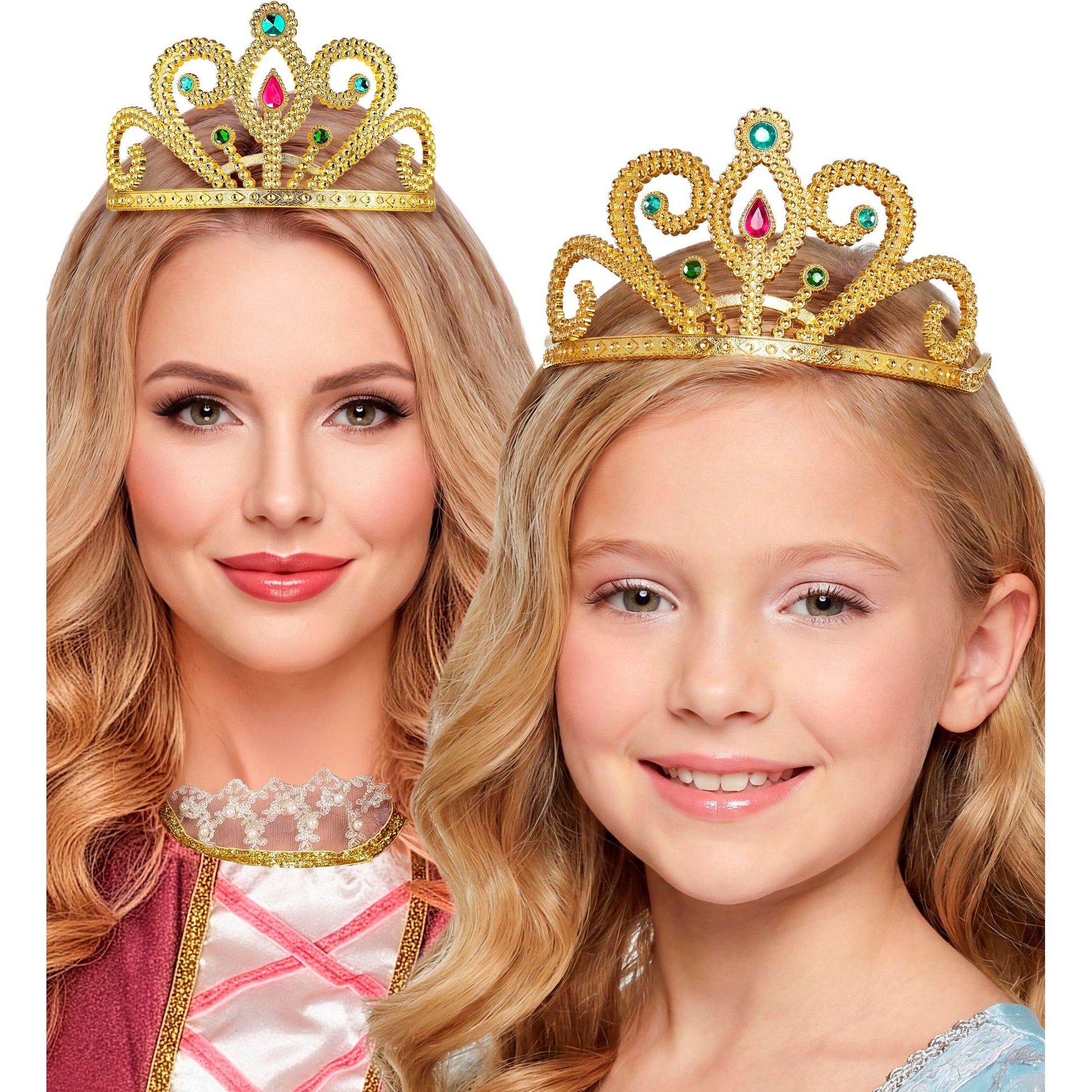 "GOLDENES DIADEM MIT SCHMUCKSTEINEN" – Detailansicht