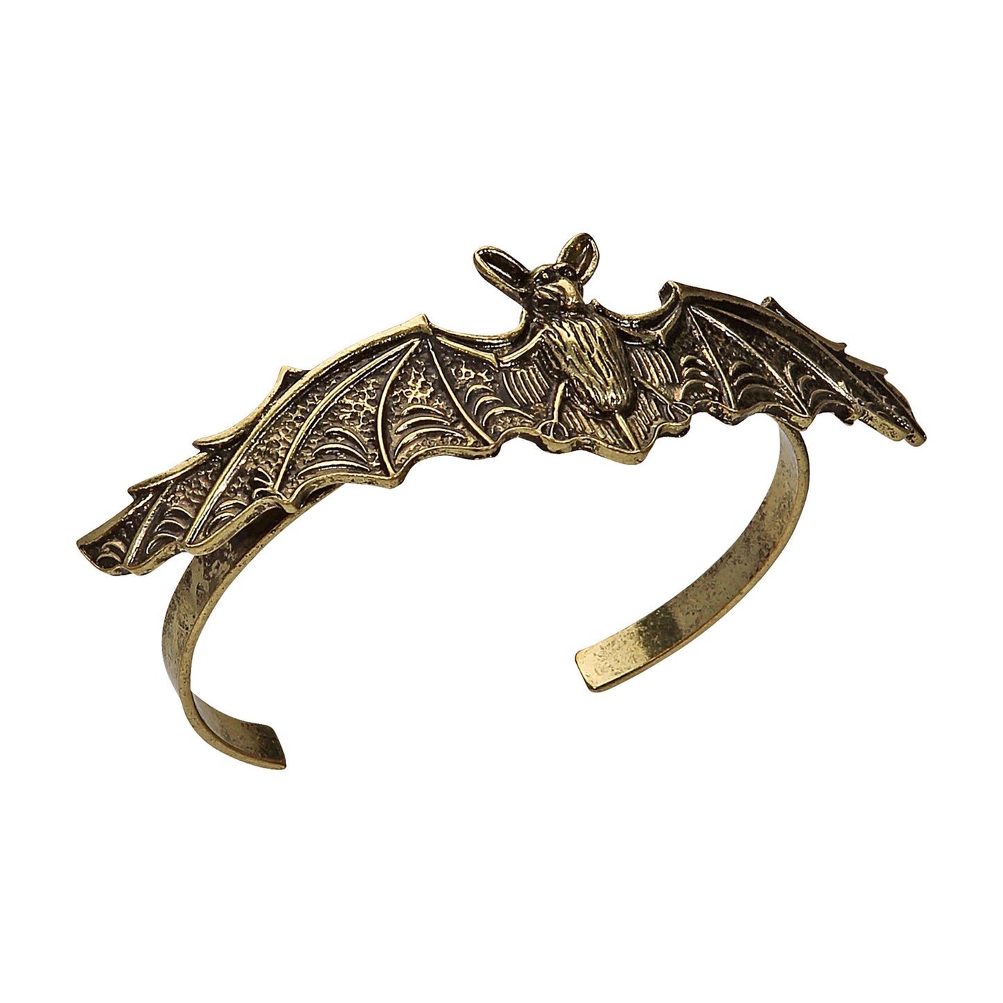 "GOLDENES FLEDERMAUS ARMBAND - VINTAGE LOOK" – Vorderansicht