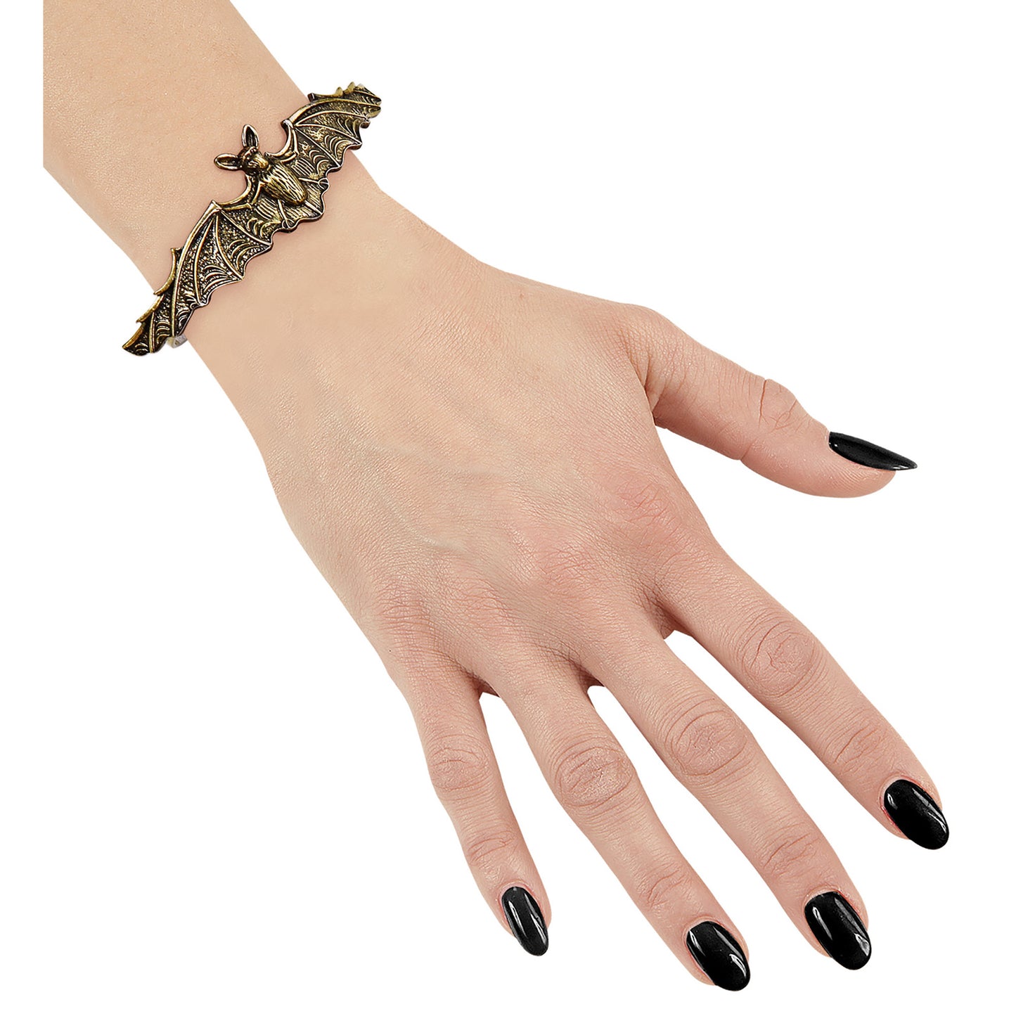 "GOLDENES FLEDERMAUS ARMBAND - VINTAGE LOOK" – Detailansicht