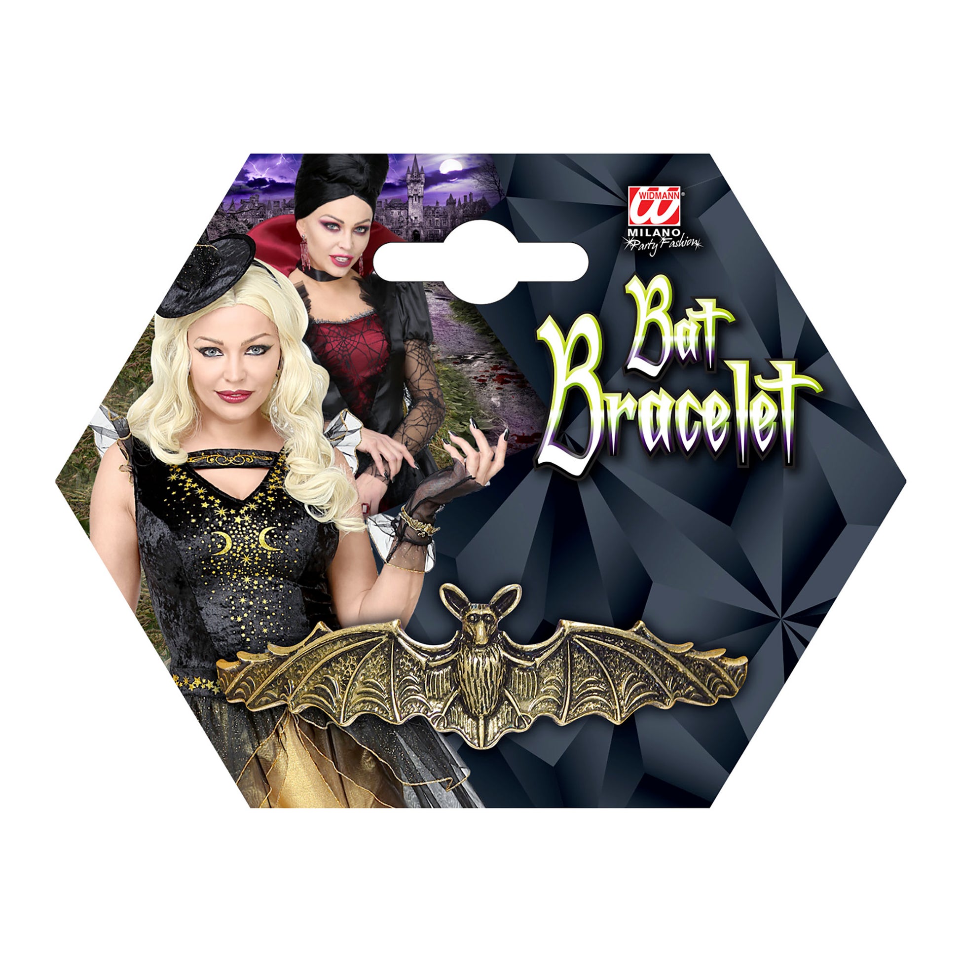 "GOLDENES FLEDERMAUS ARMBAND - VINTAGE LOOK" – Ansicht 3