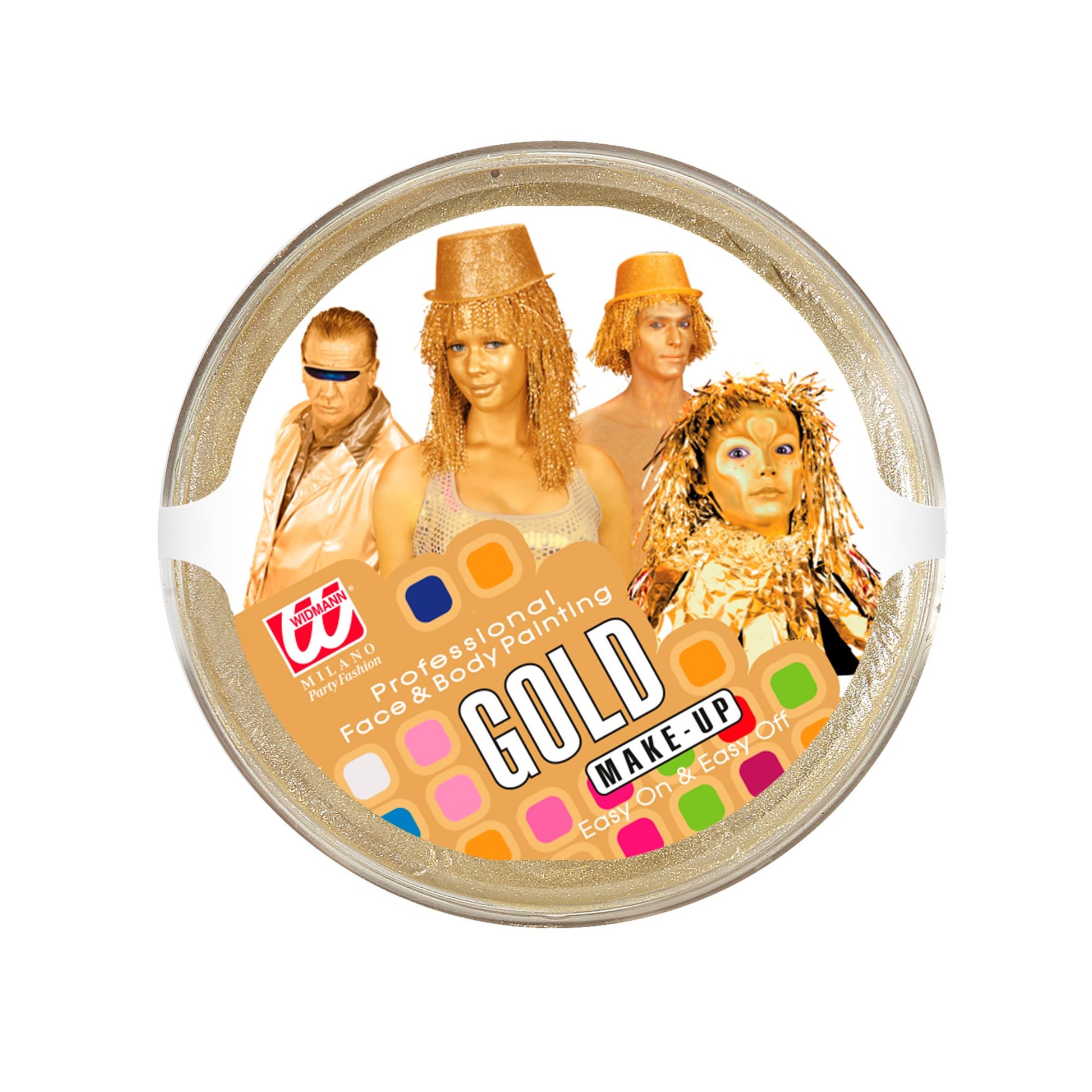 "GOLDENES MAKE UP IN SCHALE" - 25 g – Vorderansicht