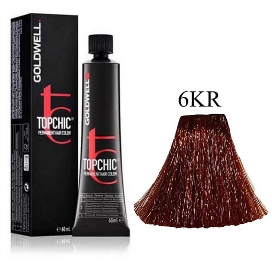 Goldwell Goldwell, TopChic, Permanente Haarfarbe, 6KR Pomegranate, 60 ml Regular