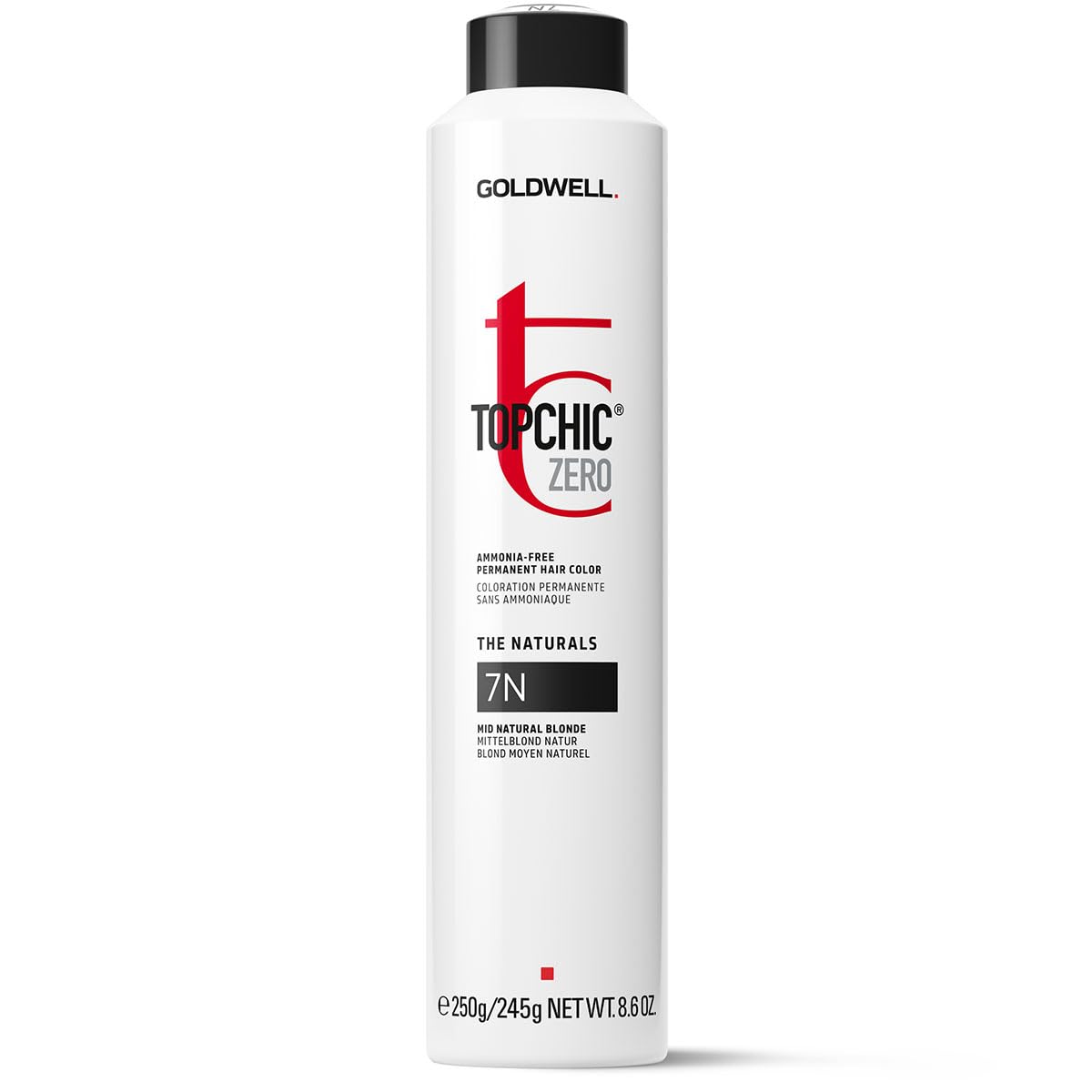 Goldwell, TopChic Zero, Permanent Hair Dye, 7N Natural Blonde, 250 ml