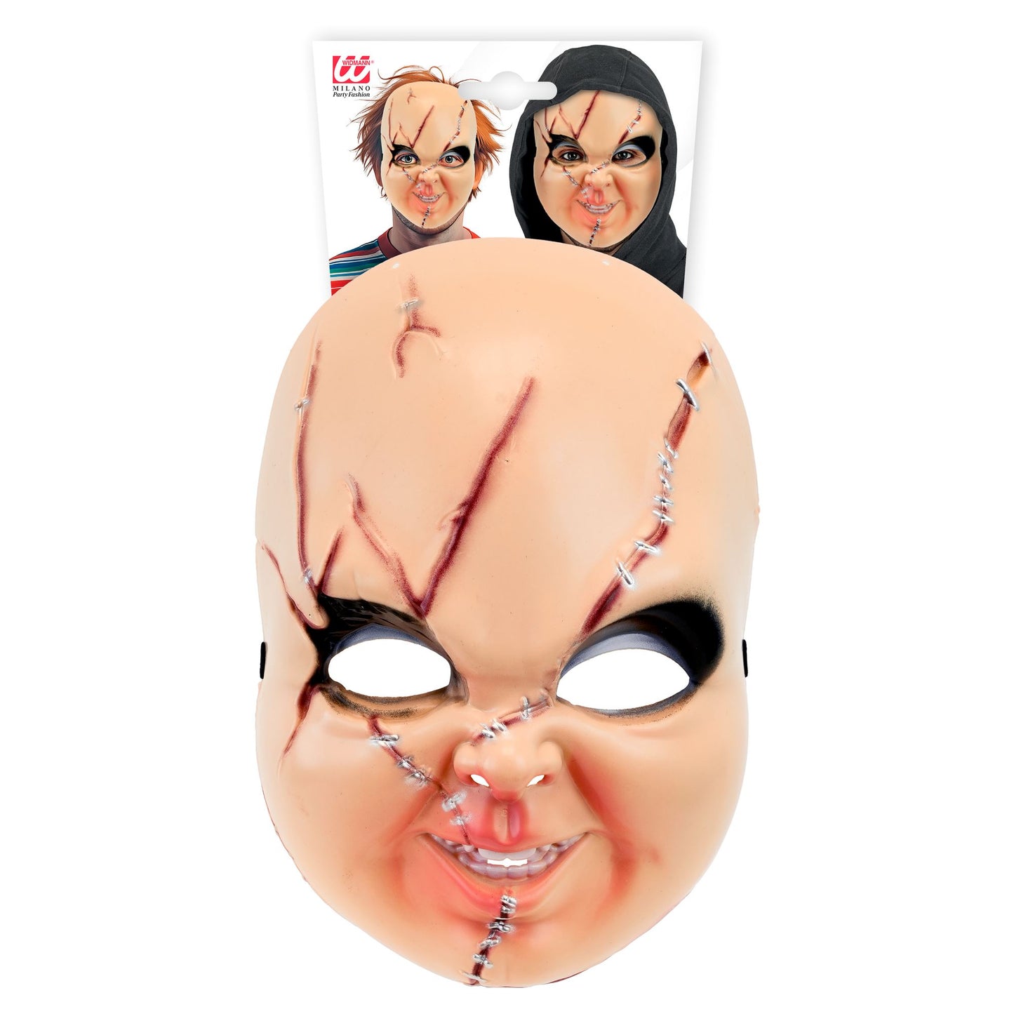 "GOOD BOY MASKE AUS HARDPLASTIK" – Detailansicht