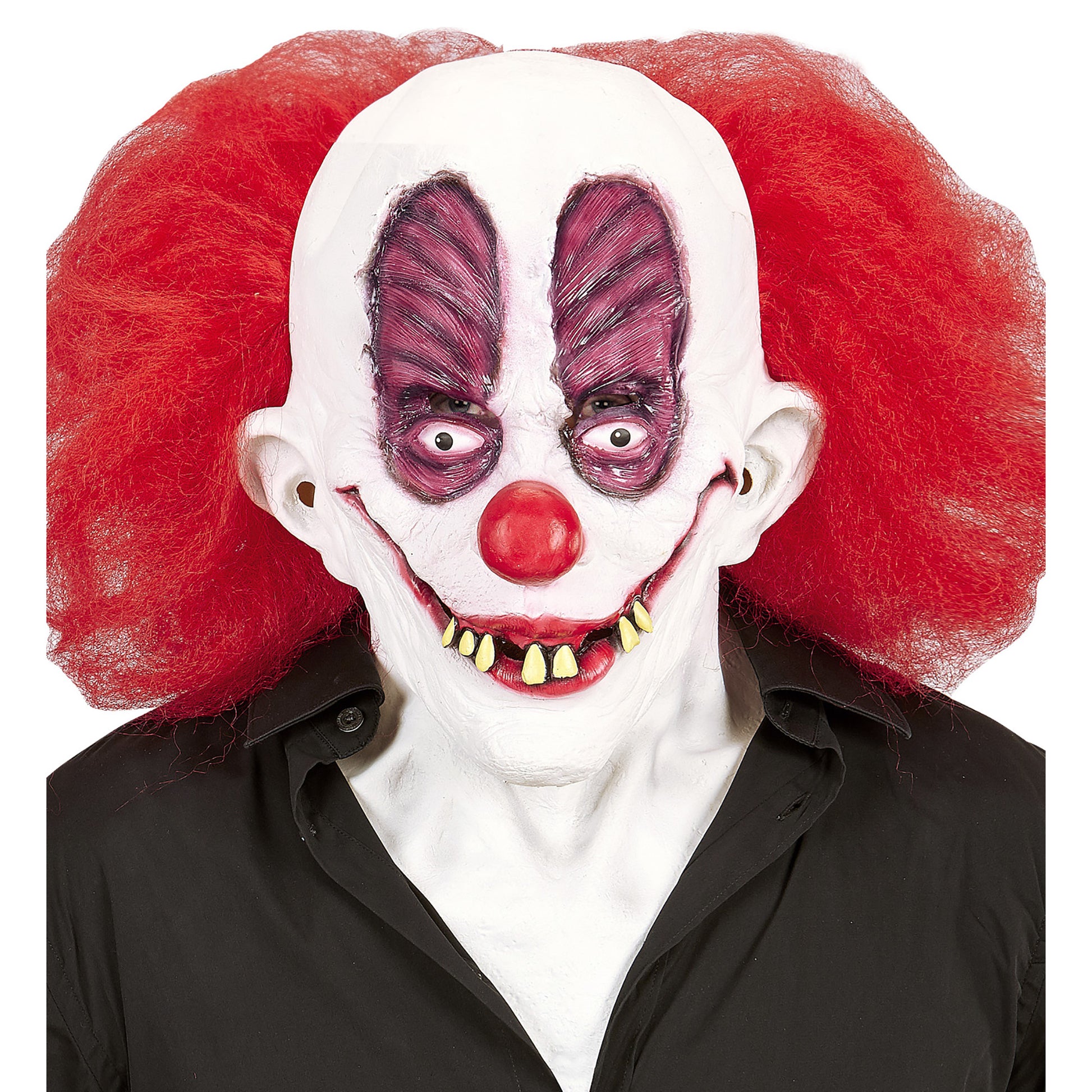 "GOOFY CLOWN MASKE MIT HAAREN UND NACKEN" – Detailansicht