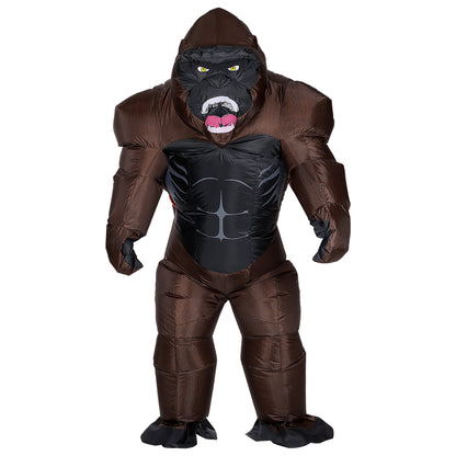 "GORILLA" (aufblasbares Kostüm m. integriertem Gebläse & Maske) – Detailansicht