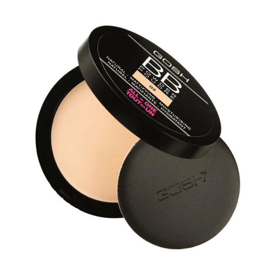 Gosh, All in One, Mattierend, BB Puder, 02, Sand, 6.5 g