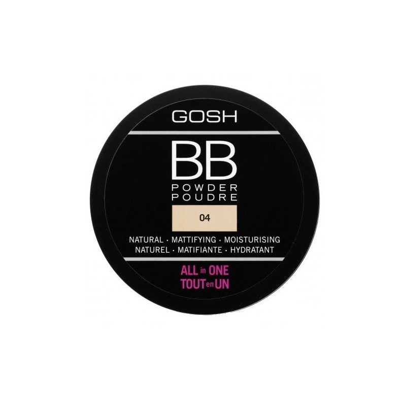 Gosh, All in One, Mattierend, BB Puder, 04, Beige, 6.5 g