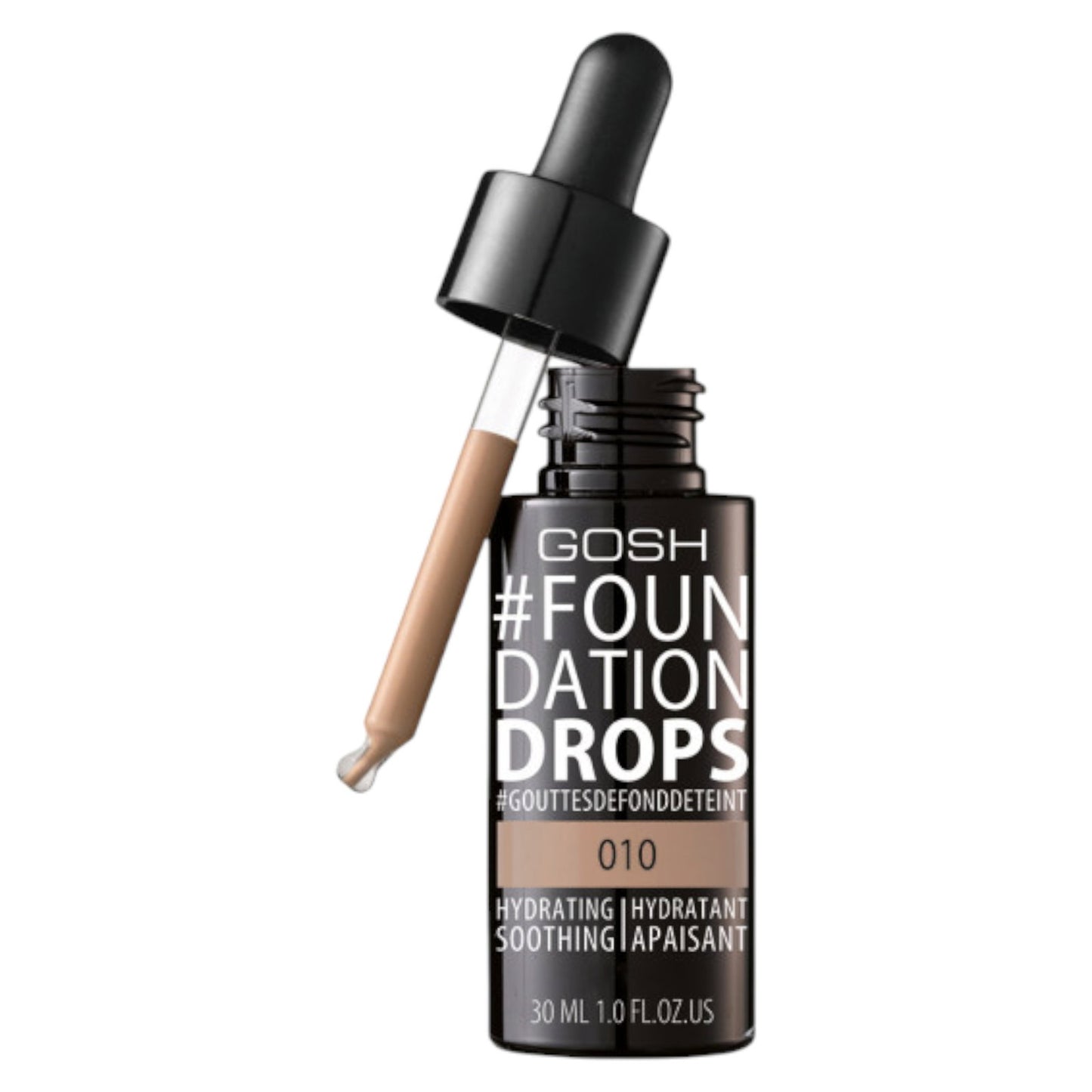 Gosh, Drops, Flüssige Grundierung, 010, Bräune, SPF 10, 30 ml