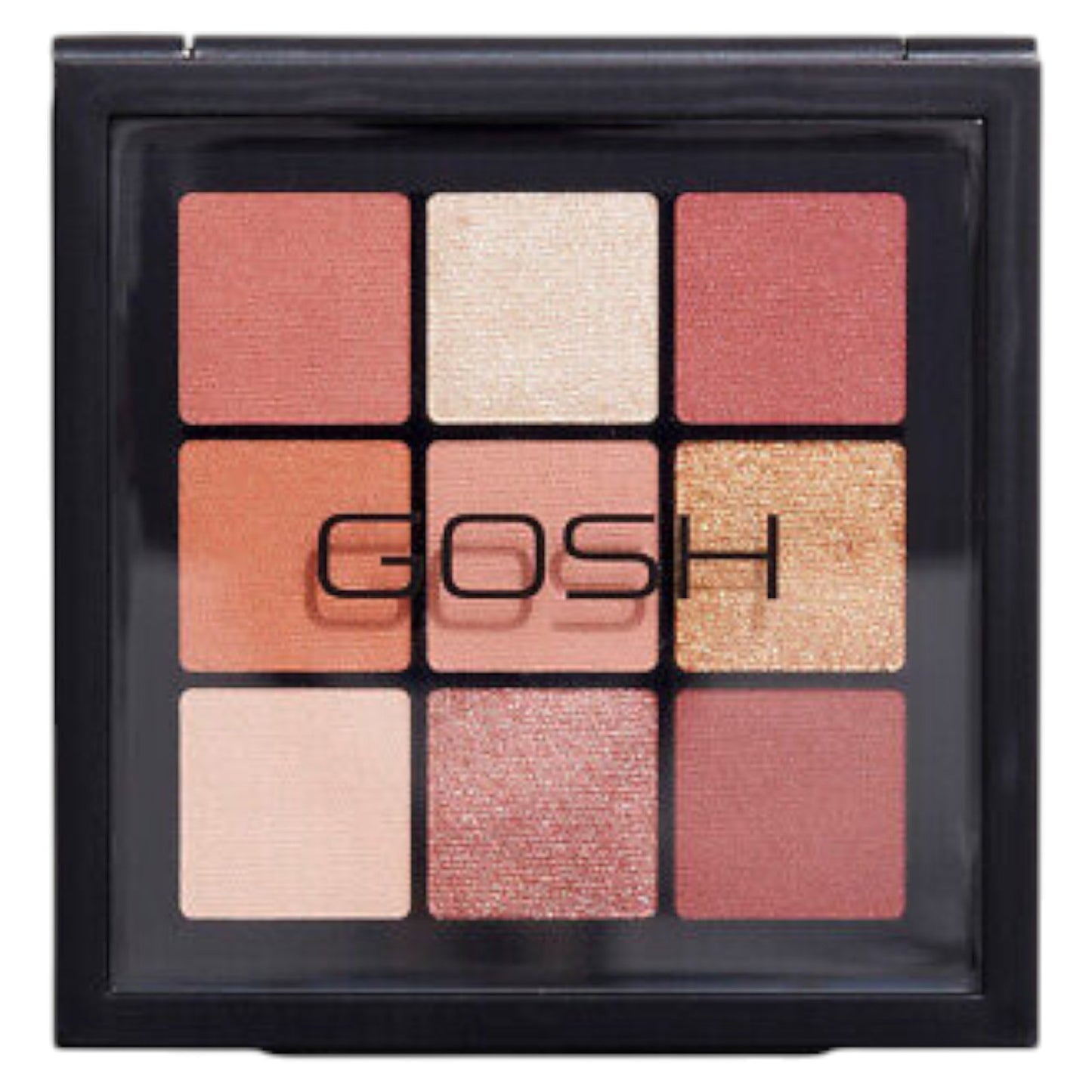 Gosh, Eyedentity, Lidschattenpalette, 002, Be Humble, 9 Schattierungen, 8 g