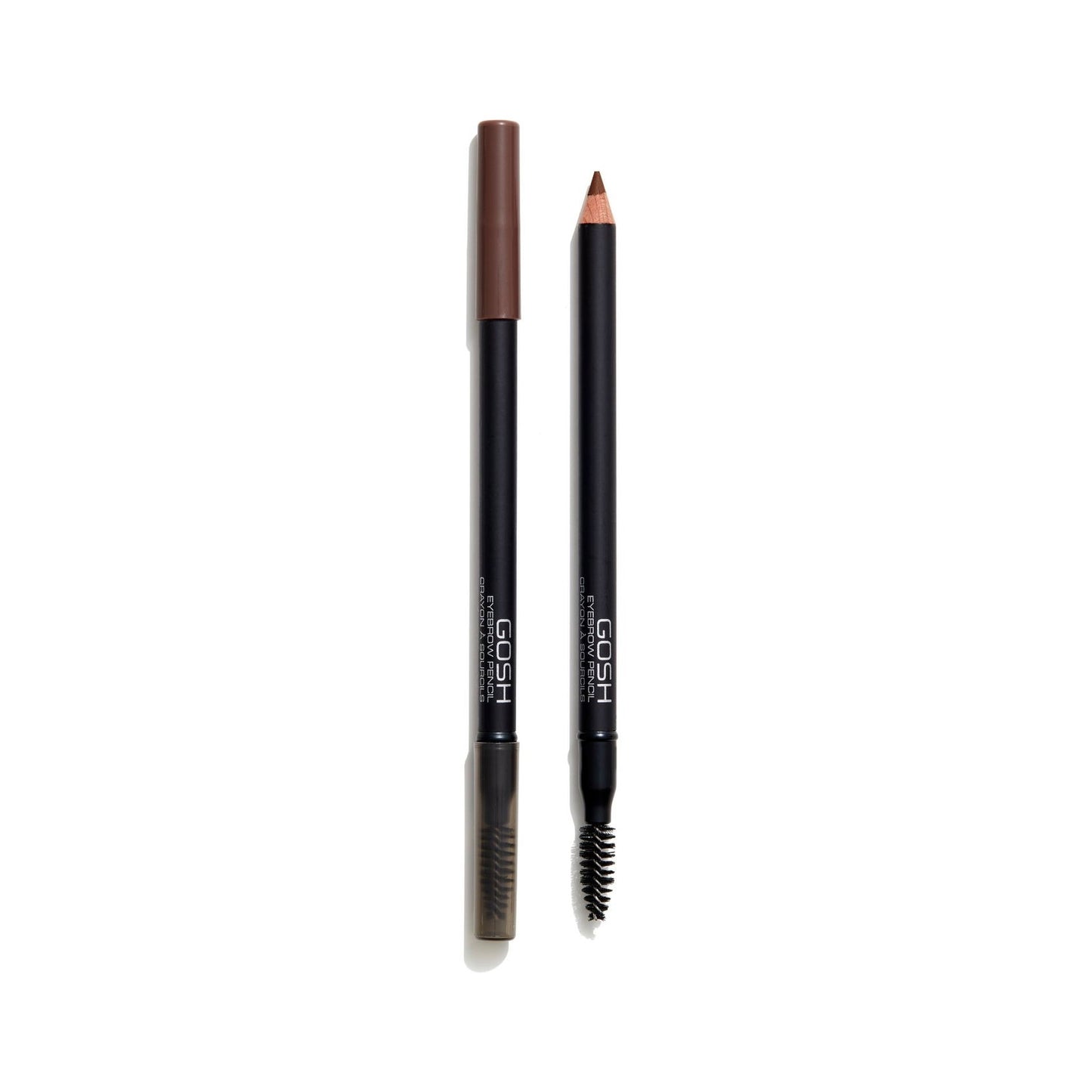 Gosh, Gosh, Beidseitig, Augenbrauencreme-Stift & Bürste 2-in-1, 4, Mahagoni, 1.2 g