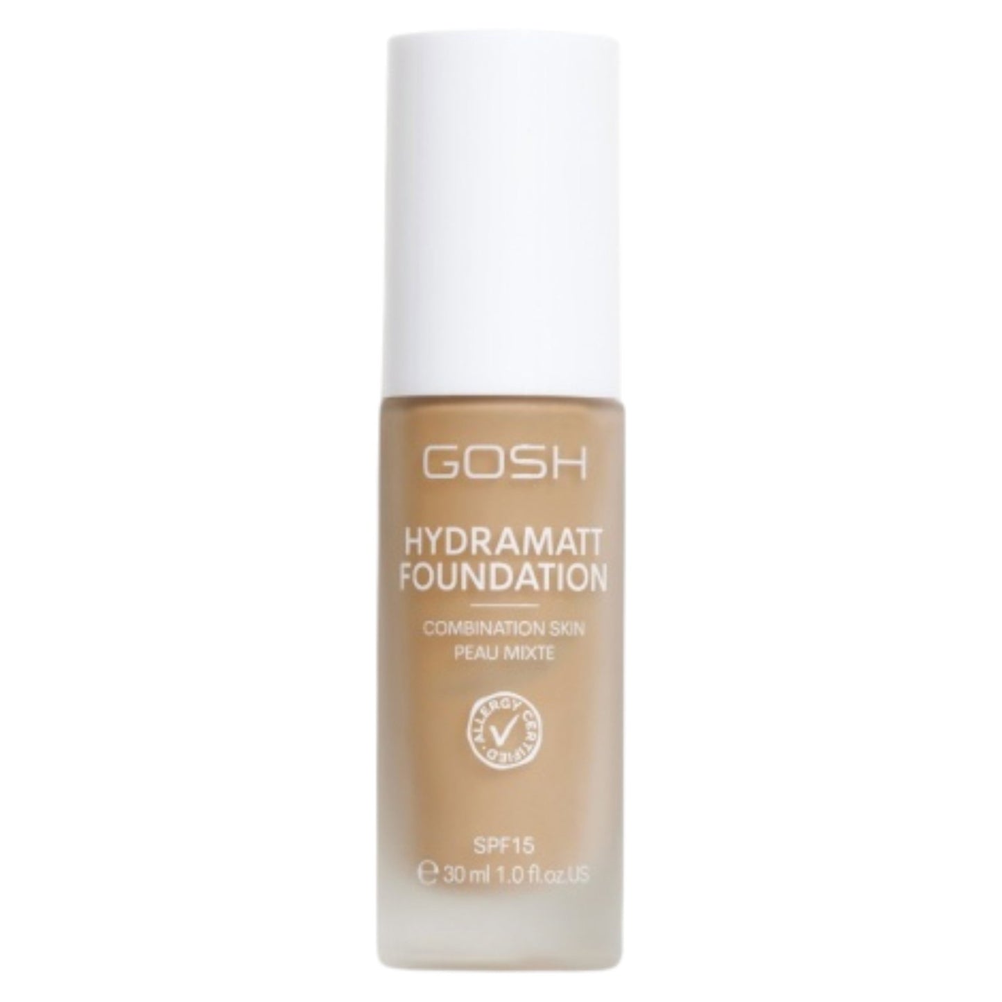 Gosh, Hydramatt, Matt, Flüssige Grundierung, 010Y, Licht Dunkel, SPF15, 30 ml