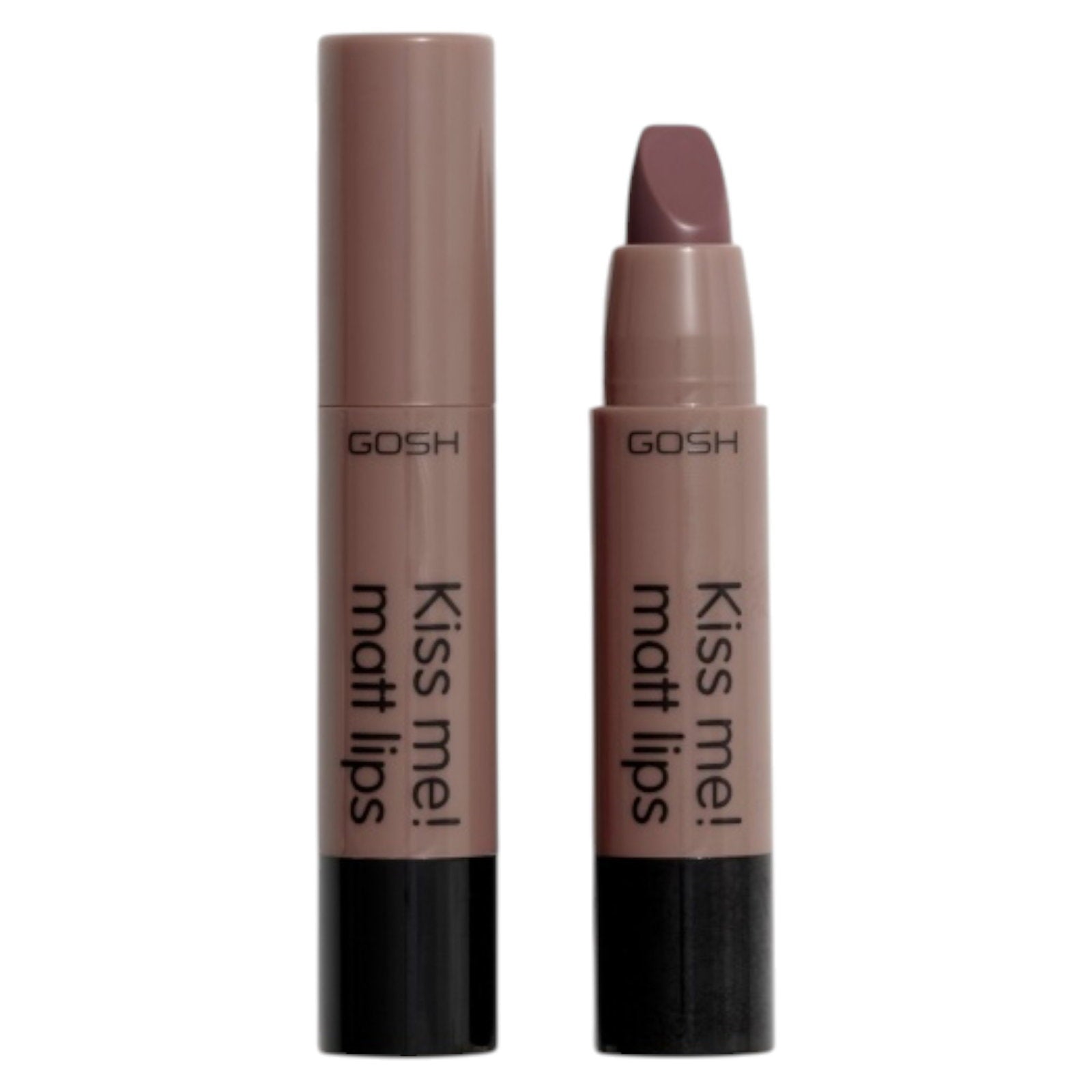 Gosh Gosh, Kiss Me!, Creme-Lippenstift, 010, Nackter Kuss, 2 g *Tester
