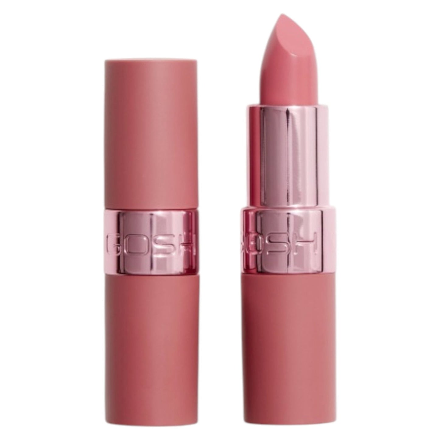 Gosh, Luxury Rose Lips, Vegan, Sahne, Creme-Lippenstift, 001, Liebe, 3.5 g *Tester