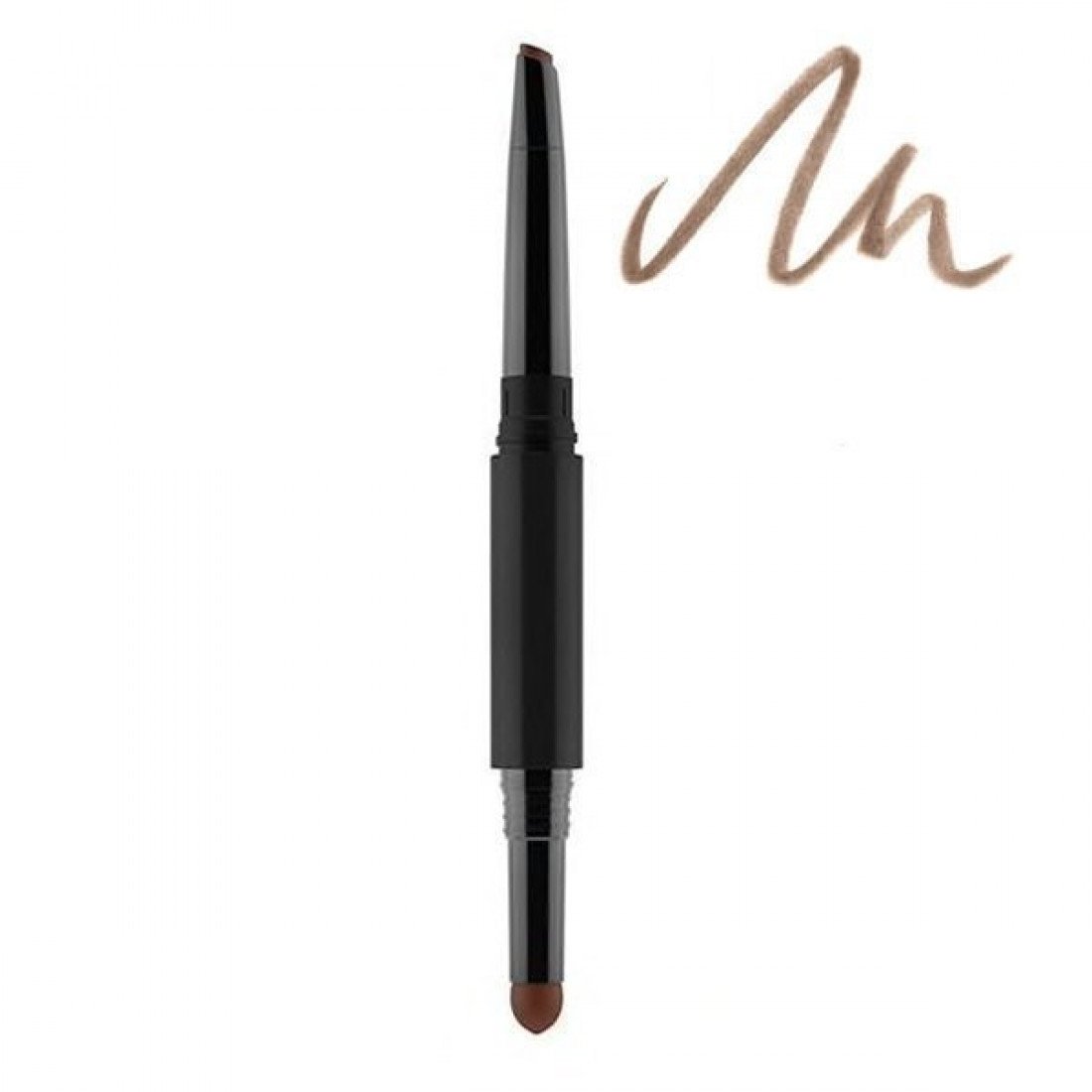 Gosh, Shape & Fill, Doppelt, Augenbrauencreme-Stift, 002, Graubraun, 0.5 g