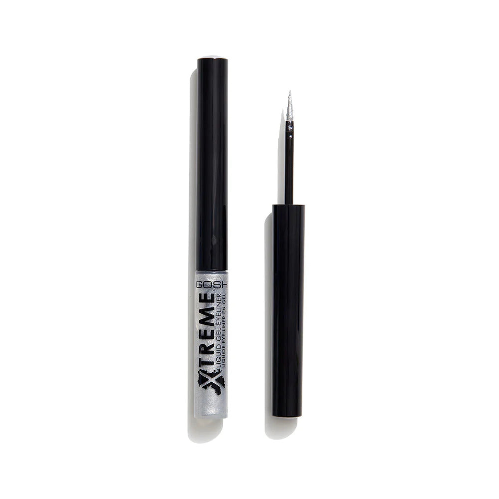 Gosh Gosh, Xtreme, Wasserdicht, Flüssiger Eyeliner, 004, Silber, 1.7 ml *Tester