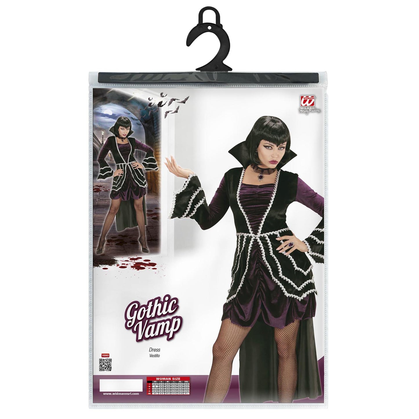 "GOTH VAMPIRIN" (Kleid) – Ansicht 3