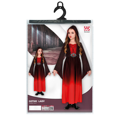 "GOTHIC GIRL" (Kleid mit Kapuze) – Ansicht 3