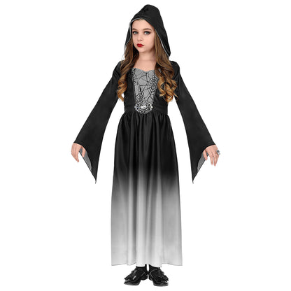 "GOTHIC GIRL" (Kleid mit Kapuze) – Detailansicht