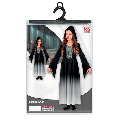 "GOTHIC GIRL" (Kleid mit Kapuze) – Ansicht 4