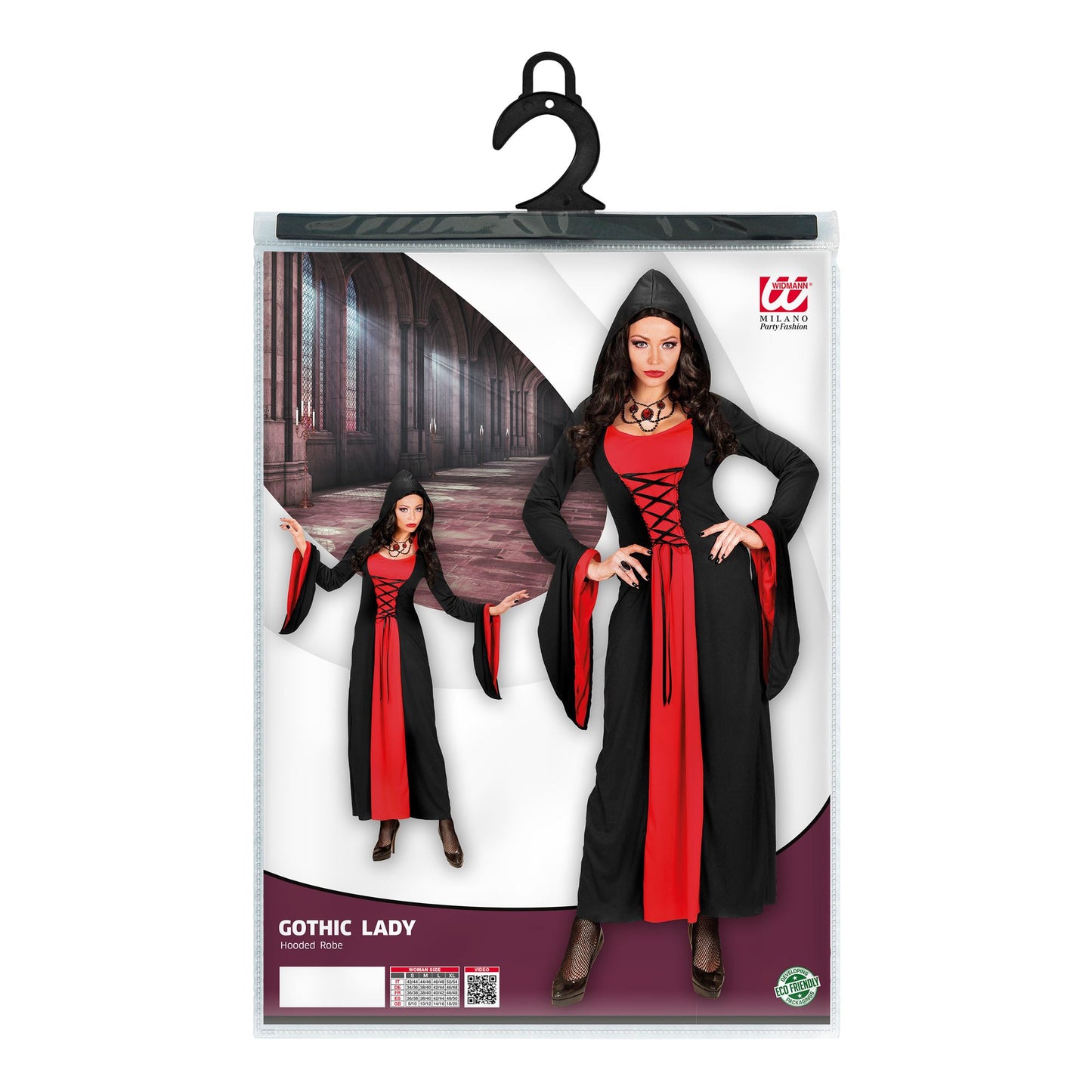 "GOTHIC LADY" (Kleid mit Kapuze) – Ansicht 4