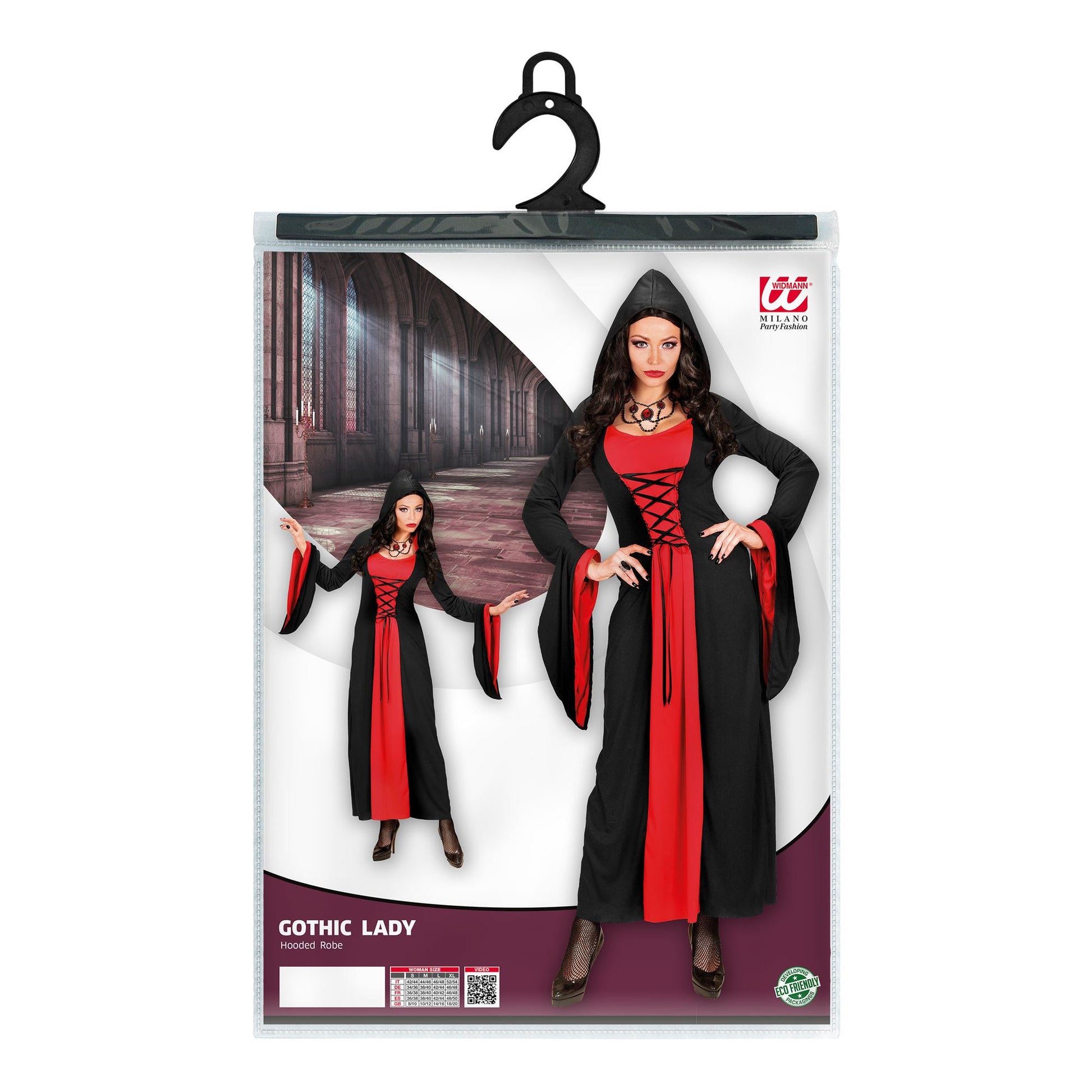 "GOTHIC LADY" (Kleid mit Kapuze) – Ansicht 4