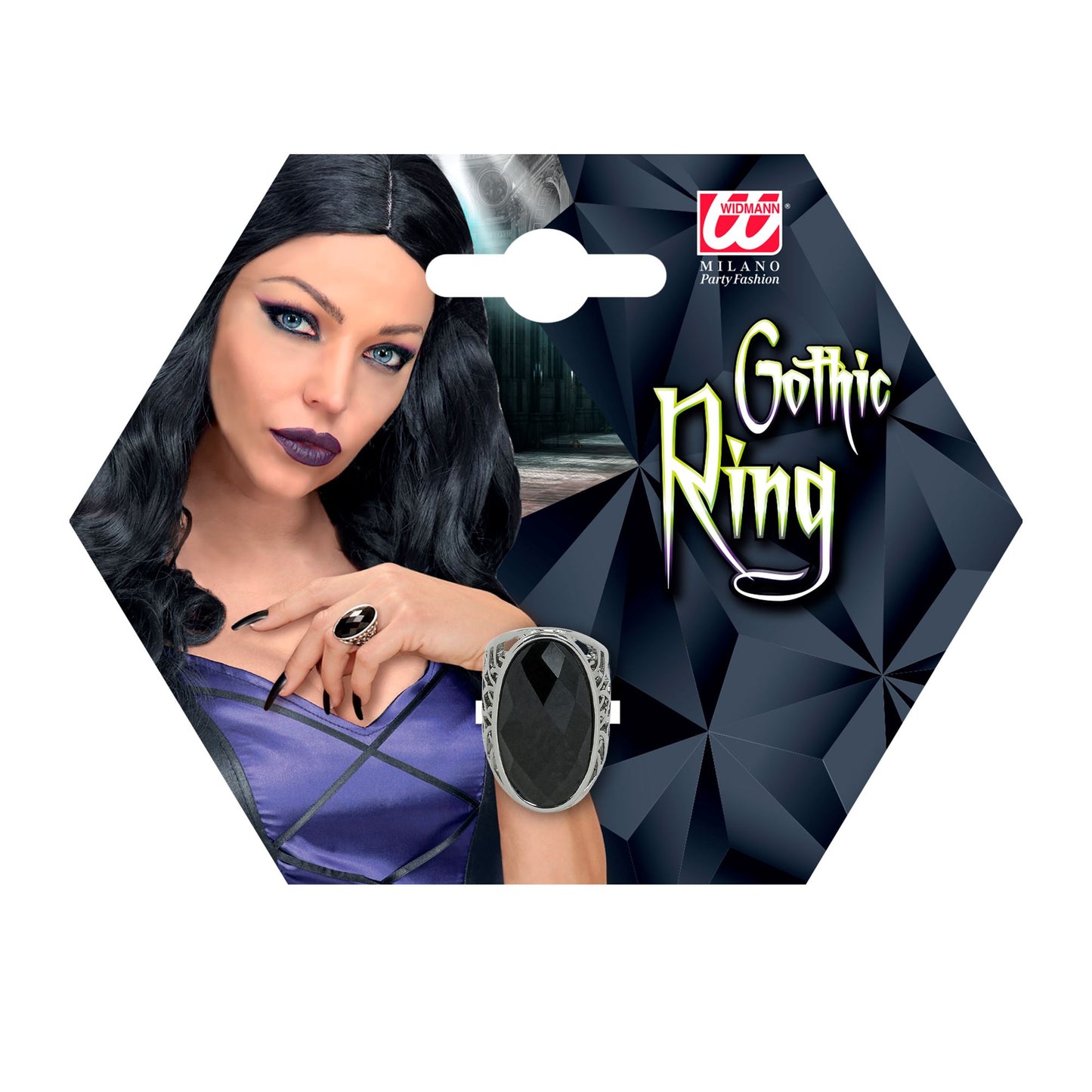 "GOTISCHER RING MIT SCHWARZEM STEIN" – Ansicht 3
