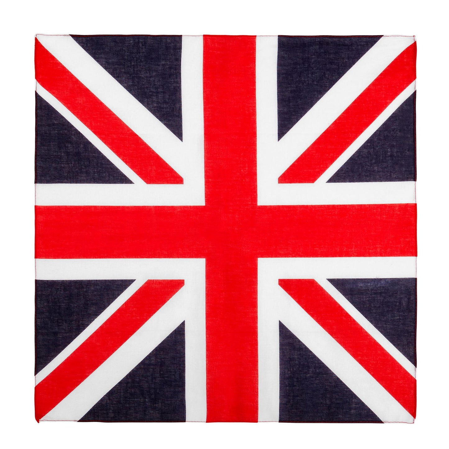 "GREAT BRITAIN BANDANA" 55x55 cm - 100% Baumwolle – Detailansicht