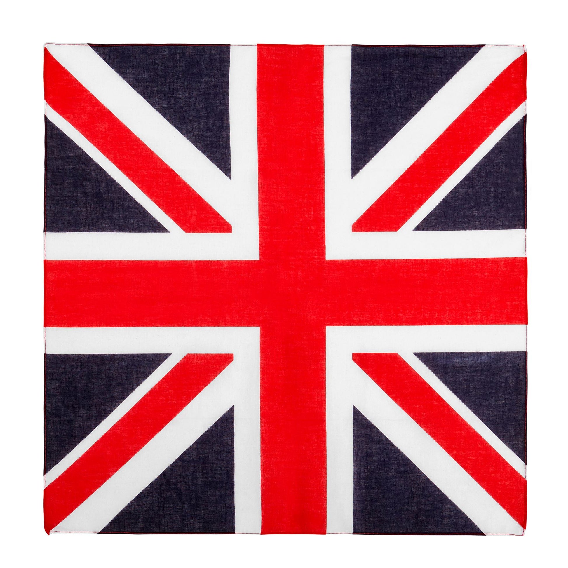 "GREAT BRITAIN BANDANA" 55x55 cm - 100% Baumwolle – Detailansicht